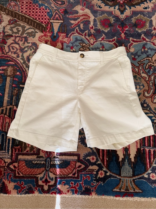 Market & Spruce Pants - Market & Spruce White Cotton Bermuda Shorts Womens size 8